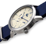 Lacoste Metro White Dial Blue Textile Strap Watch for Men - 2010875