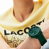 Lacoste 12.12 Green Dial Green Silicone Strap Watch for Men - 2010985