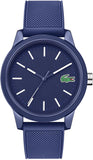 Lacoste 12.12 Blue Dial Blue Silicon Strap Watch for Men - 2010987