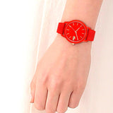 Lacoste 12.12 Red Dial Red Silicon Strap Watch for Men - 2010988