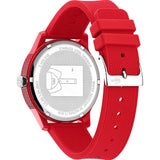 Lacoste 12.12 Red Dial Red Silicon Strap Watch for Men - 2010988