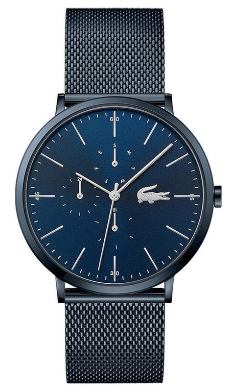Lacoste Moon Blue Dial Blue Mesh Strap Watch for Men - 2011058