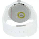Lacoste Jeremyville White Dial White Silicone Strap Watch for Men - 2011072