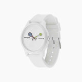 Lacoste Jeremyville White Dial White Silicone Strap Watch for Men - 2011072
