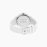 Lacoste Jeremyville White Dial White Silicone Strap Watch for Men - 2011072