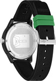 Lacoste 12.12 Black Dial Black Silicon Strap Watch for Men - 2011134