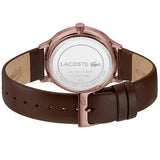 Lacoste Club Blue Dial Brown Leather Strap Watch for Men - 2011141