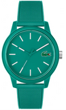 Lacoste 12.12 Cyan Green Dial Cyan Green Silicon Strap Watch for Men  - 2011192