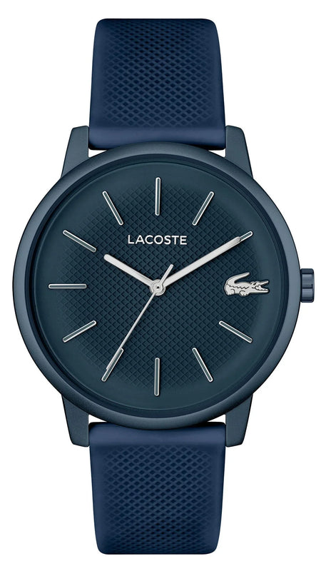 Lacoste 12.12 Move Blue Dial Blue Silicon Strap Watch for Men - 2011241