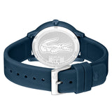 Lacoste 12.12 Move Blue Dial Blue Silicon Strap Watch for Men - 2011241