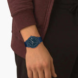Lacoste 12.12 Move Blue Dial Blue Silicon Strap Watch for Men - 2011241