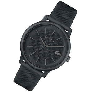 Lacoste 12.12 Move Gray Dial Gray Silicon Strap Watch for Men - 2011242