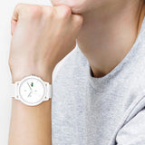 Lacoste 12.12 Chronograph White Dial White Silicon Strap Watch for Men  - 2011246