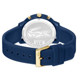 Lacoste 12.12 Blue Dial Blue Silicon Strap Watch for Men - 2011248