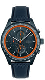 Lacoste Apext Blue Dial Blue Leather Strap Watch for Men - 2011297