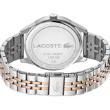 Lacoste Vienna Blue Dial Two Tone Steel Strap Watch for Men - 2011048