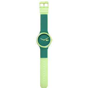 Lacoste The Goa Green Dial Green Silicone Strap Watch for KIds- 2020119