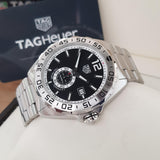 Tag Heuer Formula 1 Automatic Black Dial Silver Steel Strap Watch for Men - WAZ2012.BA0842