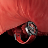 Tag Heuer Formula 1 Chronograph 41mm Red Dial Red Rubber Strap Watch for Men - CAZ101AN.FT8055