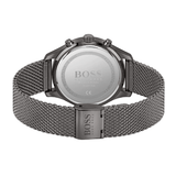 Hugo Boss Associate Black Dial Black Mesh Bracelet Watch for Men - 1513769