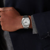D1 Milano Ultra Thin Silver Dial Silver Steel Strap Watch for Women - D1-UTBL30