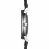 Tissot Carson Premium Powermatic 80 Black Dial Black Leather Strap Watch For Men - T122.407.16.051.00