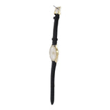 Gucci G Timeless Quartz Silver Dial Black Leather Strap Watch For Women - YA1264181