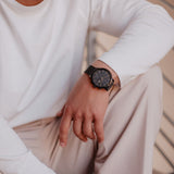 Lacoste Replay Black Dial Black Steel Strap Watch for Men - 2011194