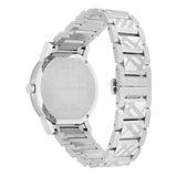 Burberry The City Silver Dial Silver Steel Strap Watch for Men - BU9037