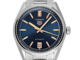 Tag Heuer Carrera Date Blue Dial Silver Steel Strap Watch for Women - WBN2311.BA0001