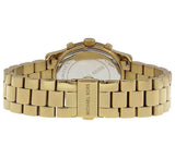 Michael Kors Runway Iridescent Pink Dial Gold Steel Strap Watch for Women - MK5939