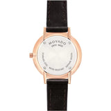Movado Ultra Slim White Dial Brown Leather Strap Watch For Women - 0607096