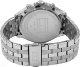 Tommy Hilfiger West Quartz Black Dial Silver Steel Strap Watch For Men - 1791707