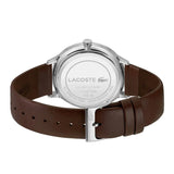 Lacoste Club Blue Dial Brown Leather Strap Watch for Men - 2011227