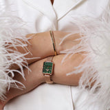 Daniel Wellington Quadro Melrose Green Watch For Womens - DW00100437