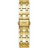 Guess Cosmo Diamonds Green Dial Gold Steel Strap Watch for Women - GW0033L8