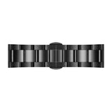 Daniel Wellington Iconic Chronograph Black Dial Black Steel Strap Watch For Men - DW00100642