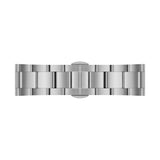 Daniel Wellington Iconic Chronograph Link Blue Dial Silver Steel Strap Watch For Men - DW00100644