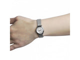 Calvin Klein Minimal SIlver Dial Silver Mesh Bracelet Watch for Women - K3M221Y6
