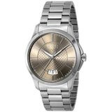 Gucci G Timeless Automatic Brown Dial Silver Steel Strap Watch For Women - YA126431A