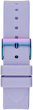 Guess Queen Quartz Purple Dial Purple Silicone Strap Watch For Women - GW0536L4