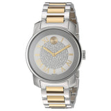 Movado Bold Silver Dial Two Tone Steel Strap Watch For Women - 3600256
