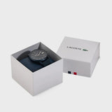 Lacoste 12.12 Move Blue Dial Blue Silicon Strap Watch for Men - 2011241