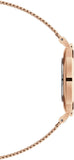 Daniel Wellington Petite Melrose Brown Dial Rose Gold Mesh Strap Watch For Women - DW00100477