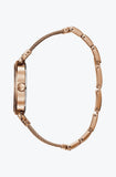 Guess Soho Rose Gold Dial Stainless Steel Watch For Women - W0638L4