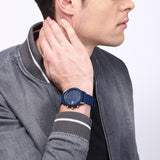 Lacoste 12.12 Blue Dial Blue Silicon Strap Watch for Men - 2011013