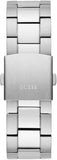 Guess Edge Chronograph Black Dial Silver Steel Strap Watch For Men - GW0539G1