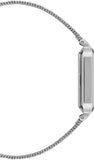 Daniel Wellington Quadro Unitone Silver Dial Silver Mesh Strap Watch For Women - DW00100486