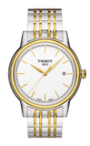 Tissot T Classic Carson Automatic White Dial Two Tone Steel Strap Watch for Men - T085.407.22.011.00
