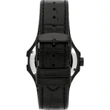 Maserati Potenza Automatic Black Dial Black Leather Strap Watch For Men - R8821108036